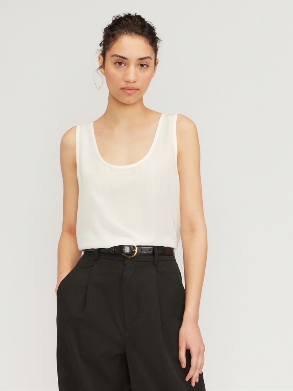 🆕EVERLANE The Scoop Tank in Washable Silk